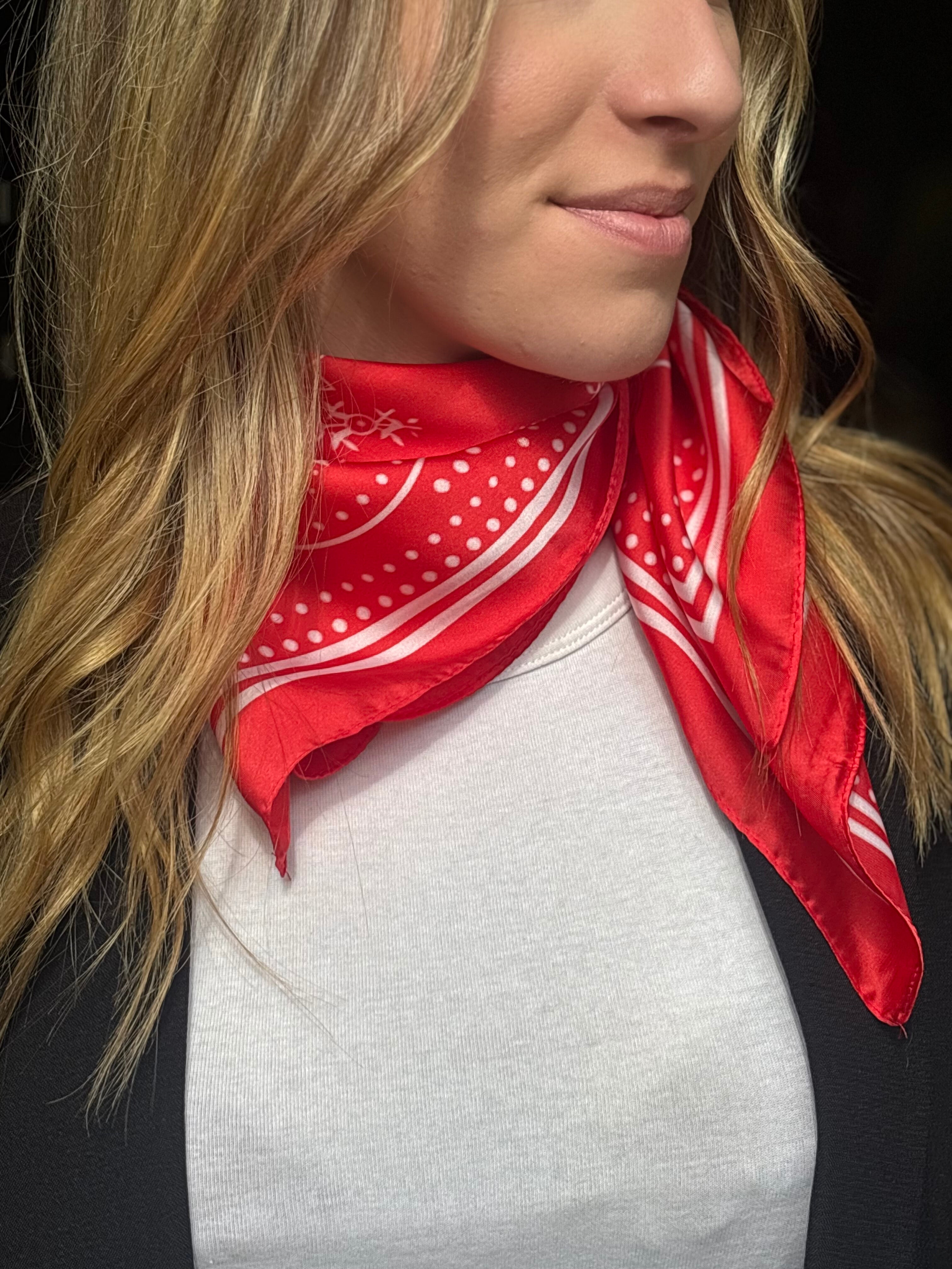 Carré L’iconique bandana - rouge