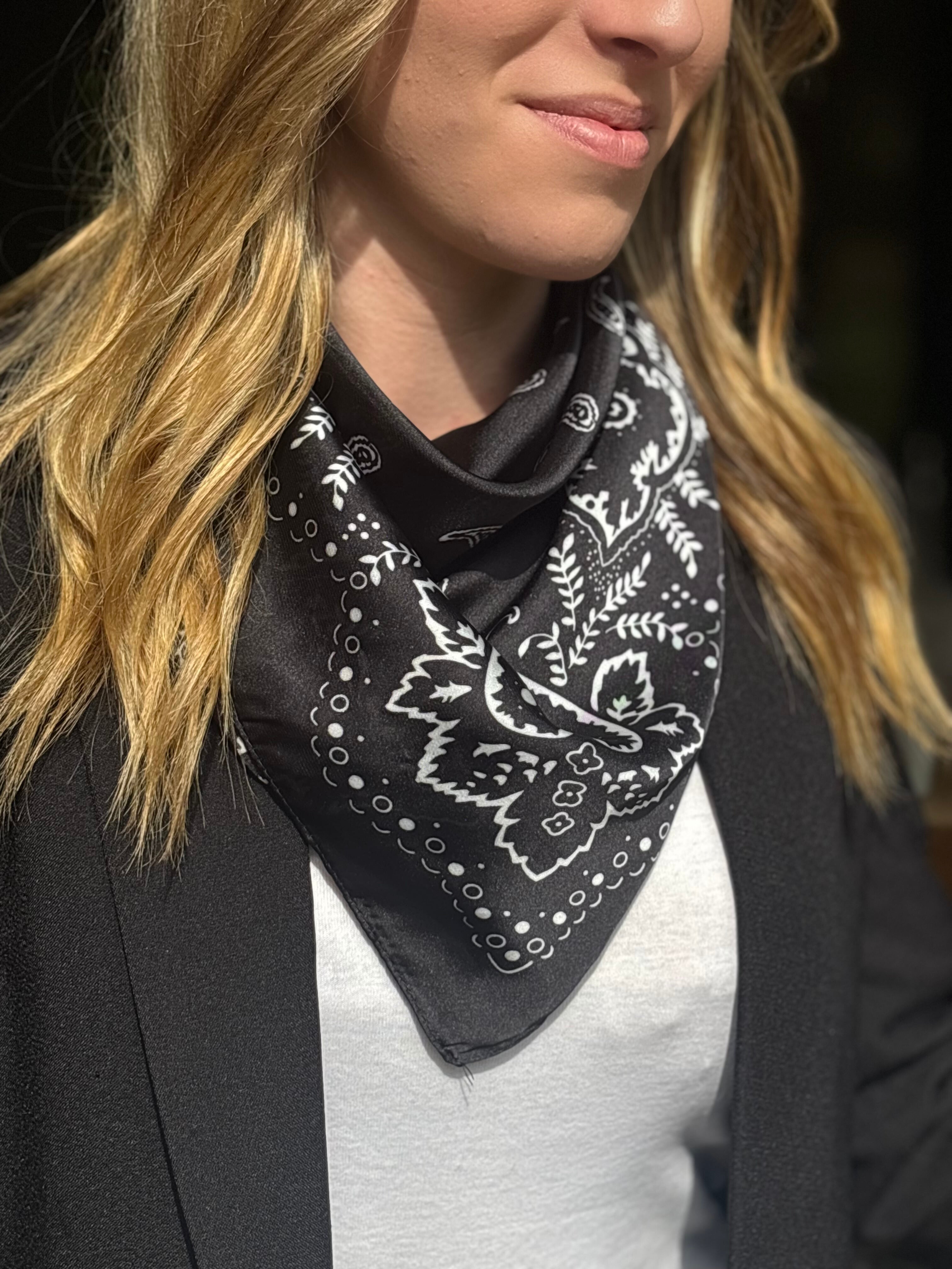 Carré L’iconique bandana - noir